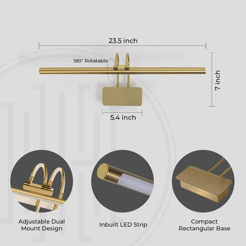 Modern Minimalistic Wall Mirror Light (Picture Light)