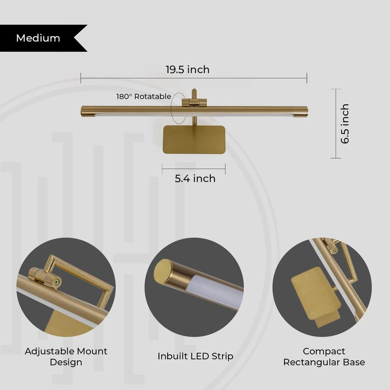 Modern Minimalistic Wall Mirror Light (Picture Light)