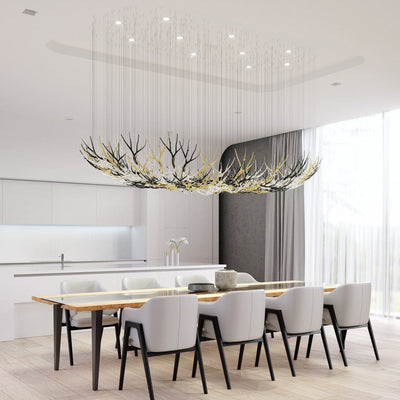 Antler chandelier