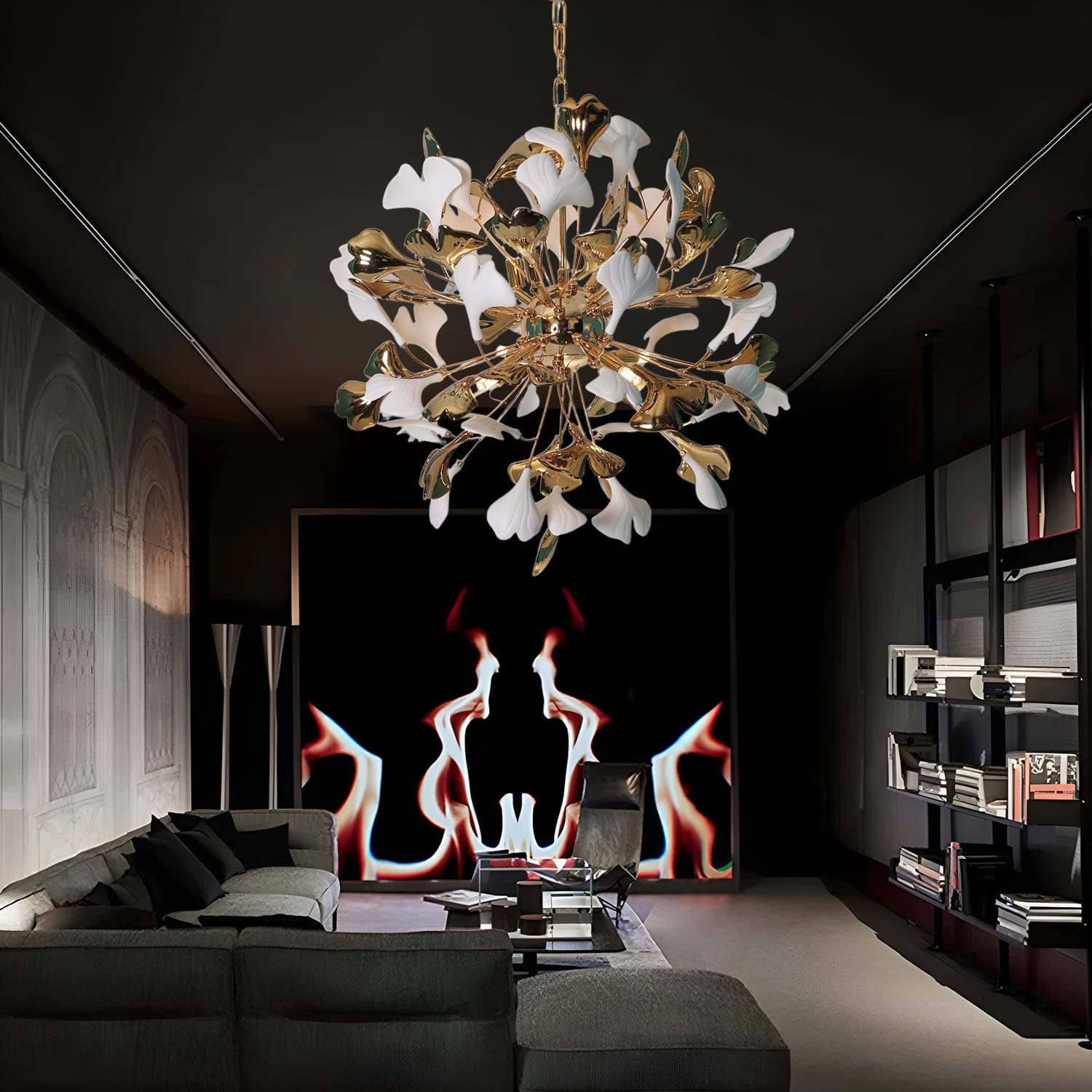Ceramic Gingko Leaf Chandelier – Harold Electricals