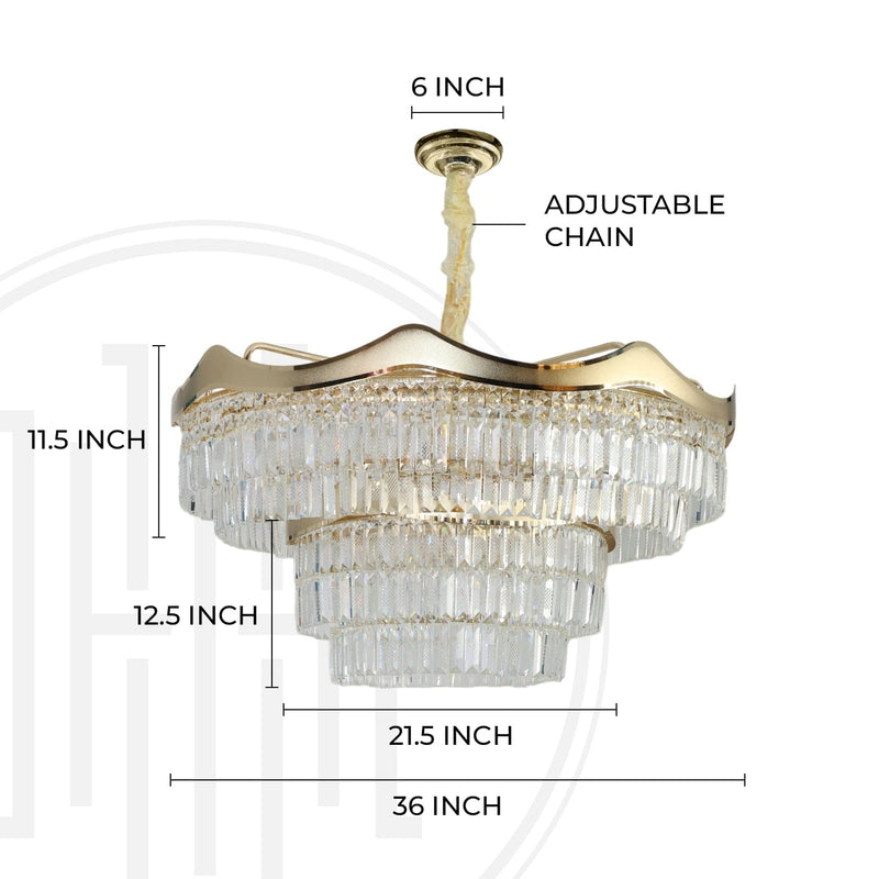 Luxe Prism Chandelier