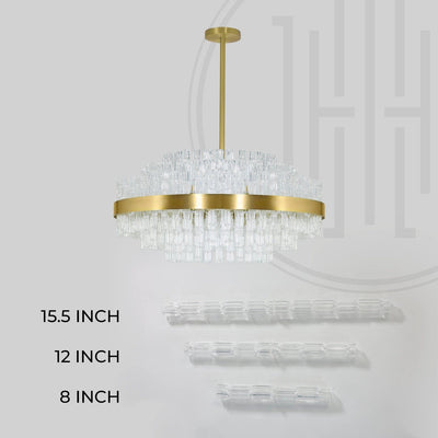 Mirior de Glace Chandelier