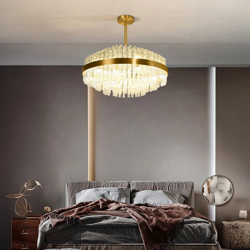 Mirior de Glace Round Chandelier