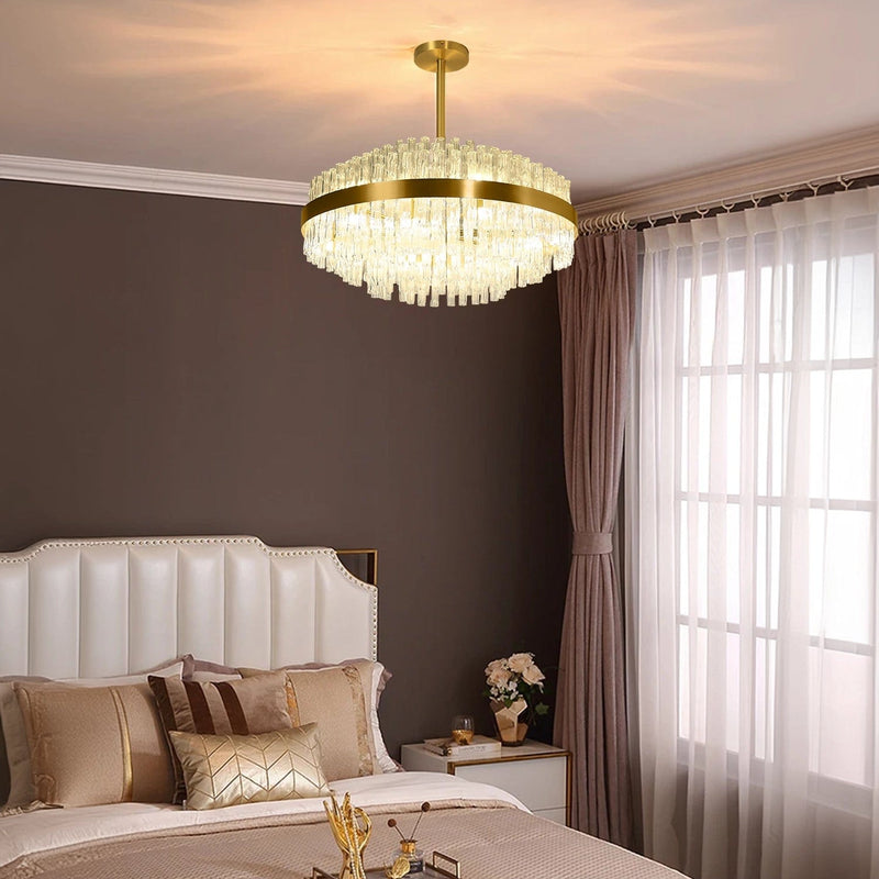 Mirior de Glace Round Chandelier