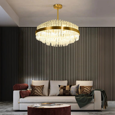 Mirior de Glace Round Chandelier