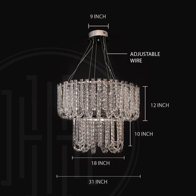 Starlight Band Chandelier