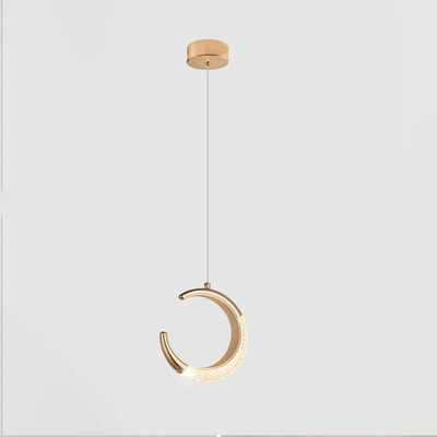 Crescent Moon Pendant Light