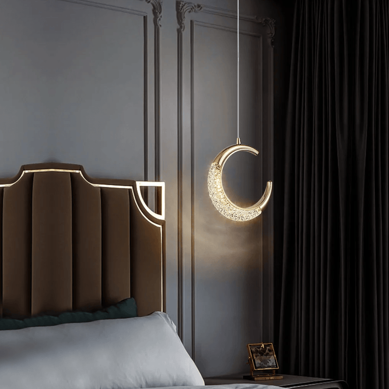 Crescent Moon Pendant Light