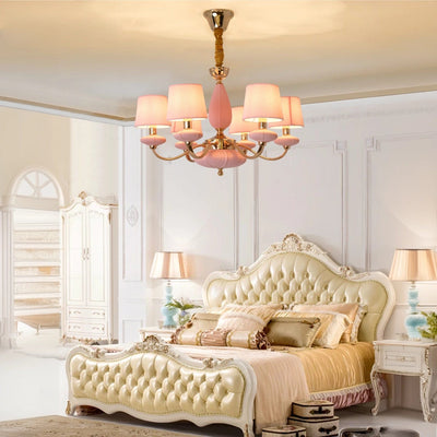 Rosy Glow Chandelier