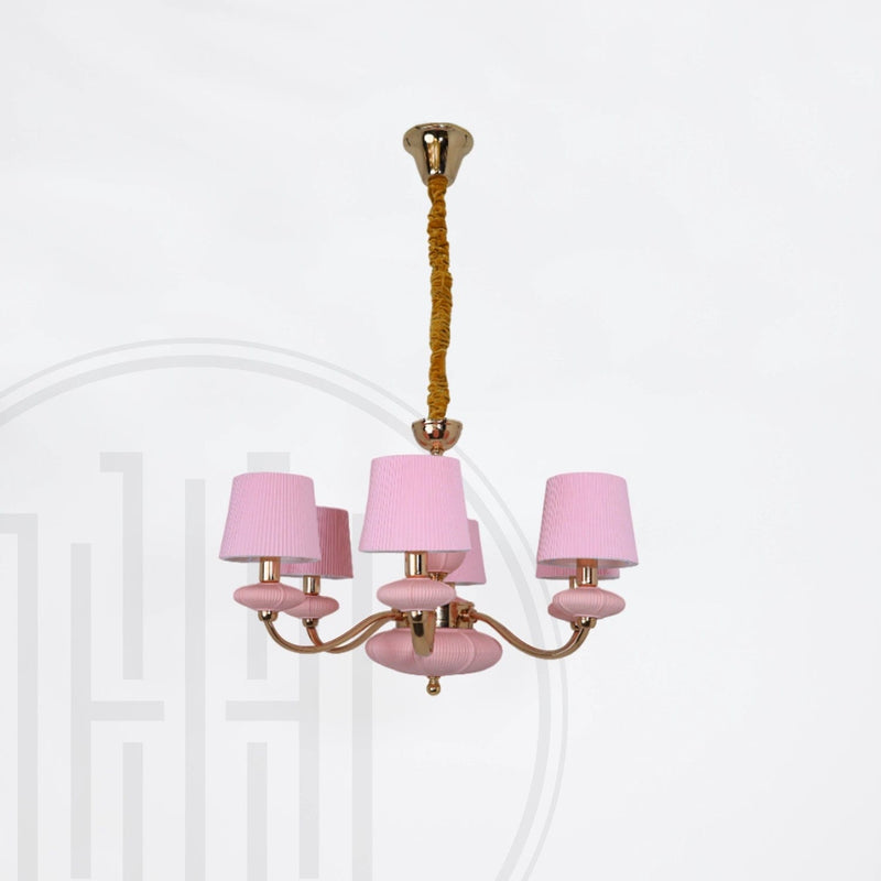 Rosy Glow Chandelier