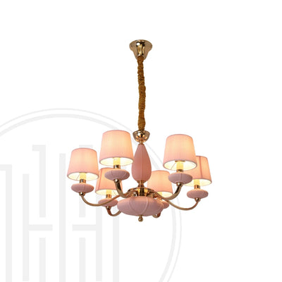 Rosy Glow Chandelier