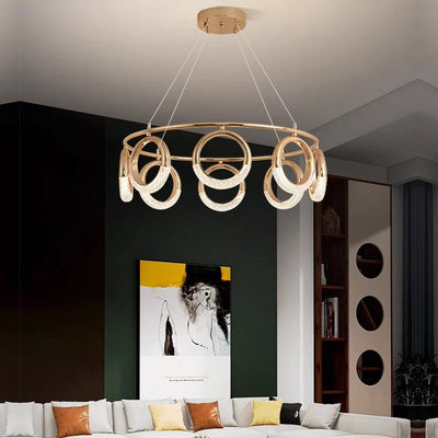 Half Moon Crown Chandelier