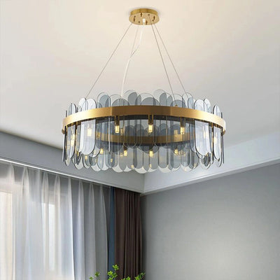 Velluto Smoke Ring Chandelier