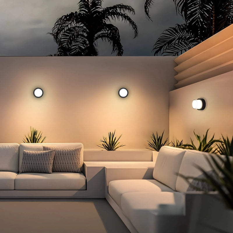 Prima Round Facade Led Wall Light