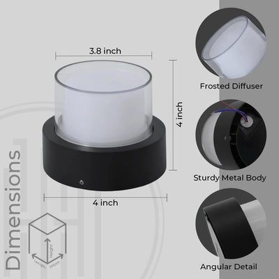 Prima Round Facade Led Wall Light
