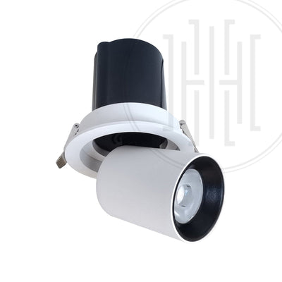 Adjustable Full Recessed COB Spotlight