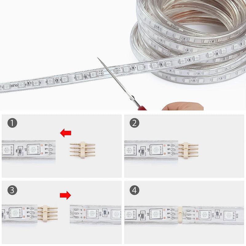 Led Rope Lights Fixings LED Rope Light (50-Meter) – Harold Electricals