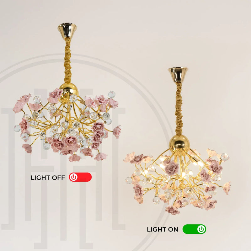Rosea Rosa Chandelier