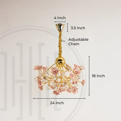 Rosea Rosa Chandelier