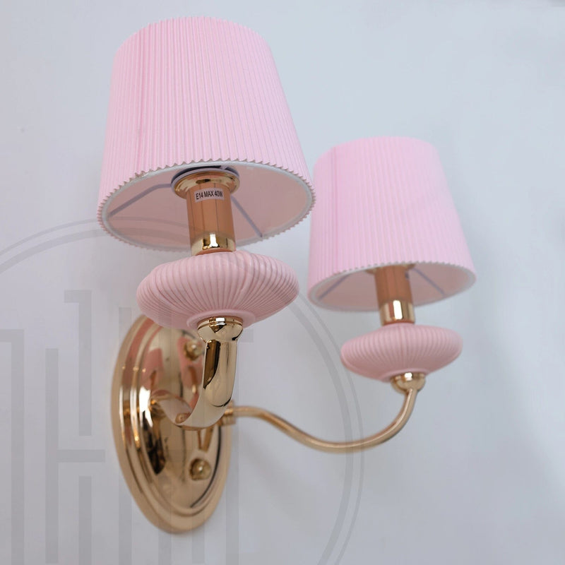 Rosy Glow Wall Light