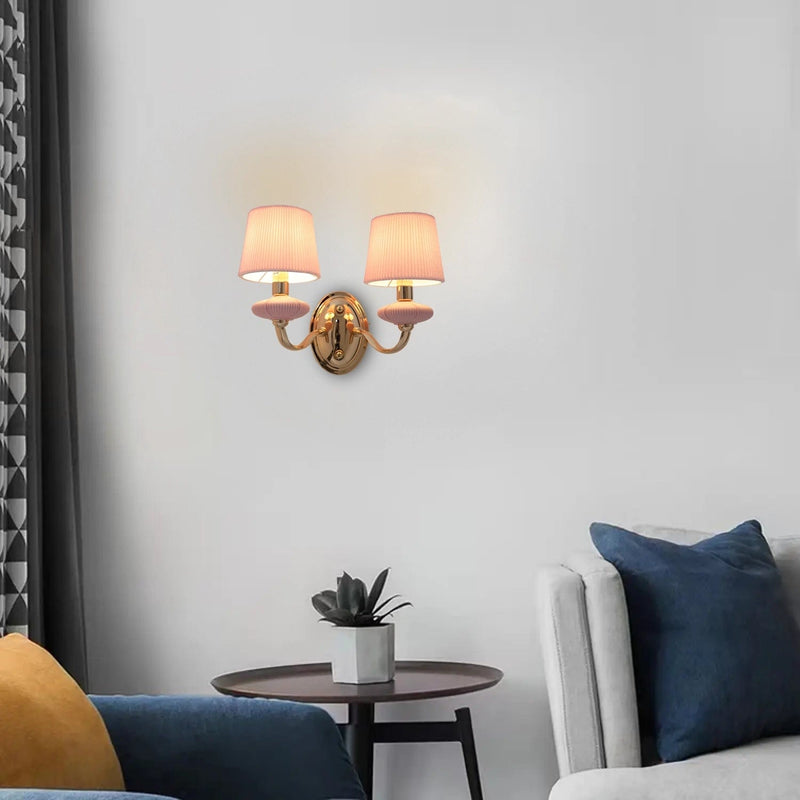 Rosy Glow Wall Light