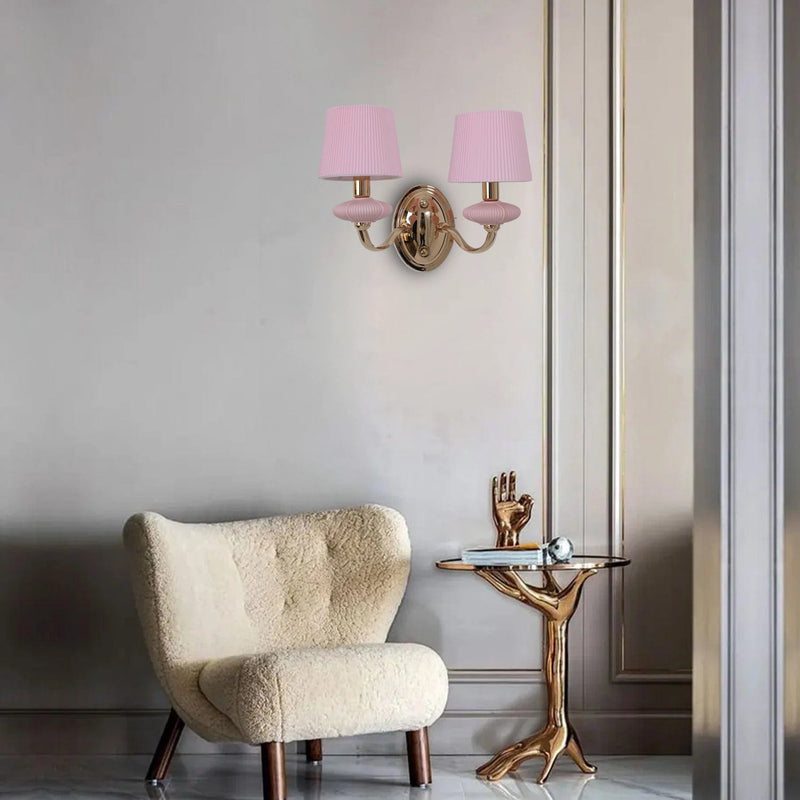 Rosy Glow Wall Light