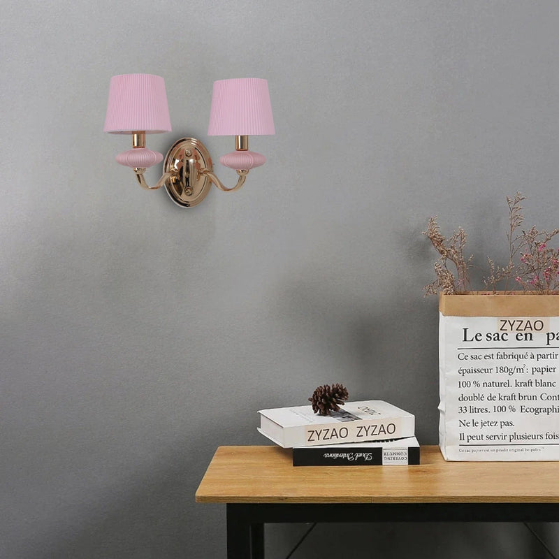 Rosy Glow Wall Light