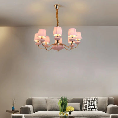 Rosy Glow Chandelier