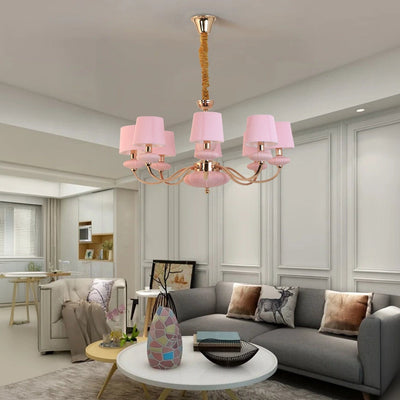 Rosy Glow Chandelier