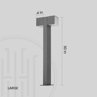 350° Dual Head Bollard Light