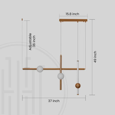 Equator Modernist Dining Chandelier