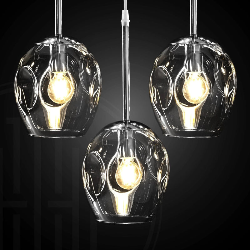 Ordo Staircase Long Glass Chandelier