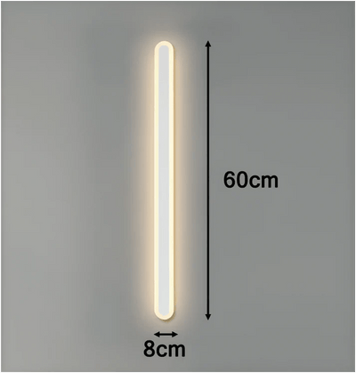 Sleek wall light