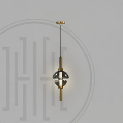 Twin Dome Pendant Light