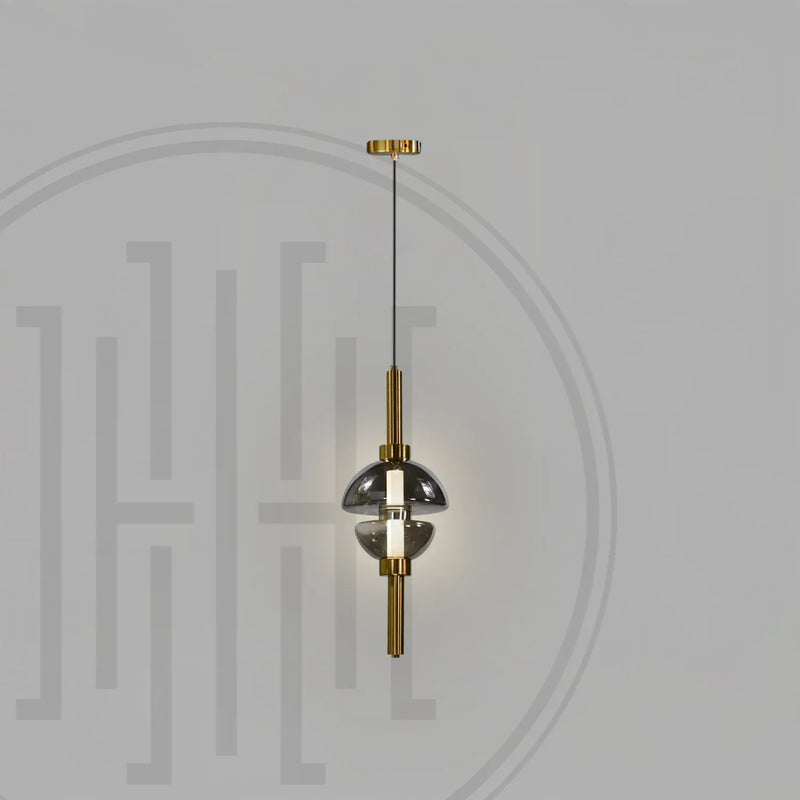 Twin Dome Pendant Light