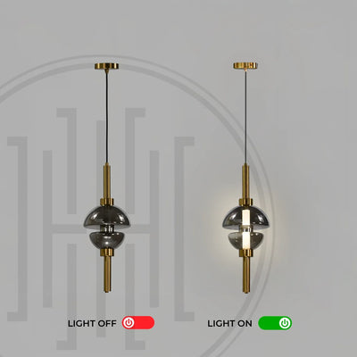 Twin Dome Pendant Light