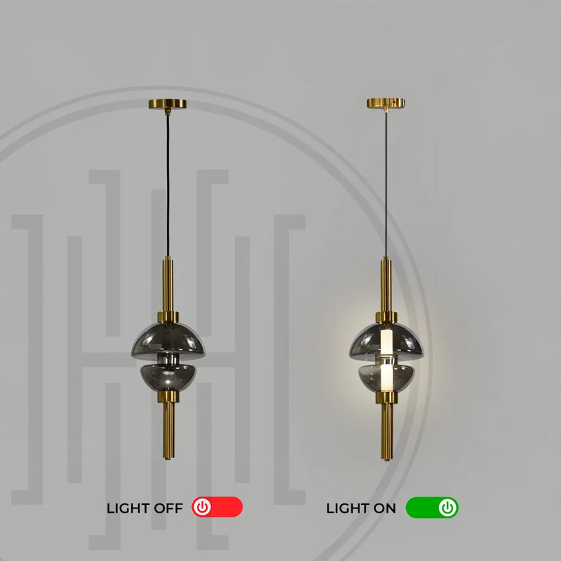 Twin Dome Pendant Light