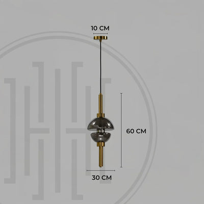 Twin Dome Pendant Light