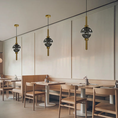 Twin Dome Pendant Light