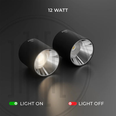 Cylindrical Surface Mounted Antiglare LED COB Spot Downlight