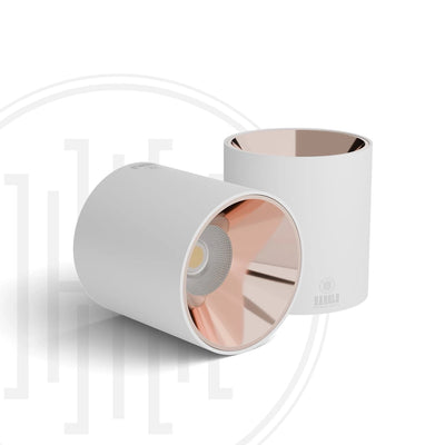 Cylindrical Surface Mounted Antiglare LED COB Spot Downlight