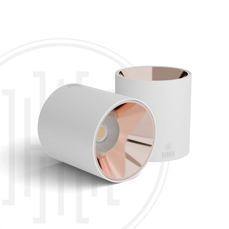 Cylindrical Surface Mounted Antiglare LED COB Spot Downlight