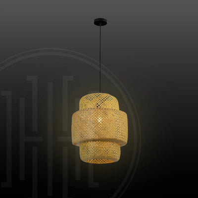 Tiered Lantern Bamboo Hanging