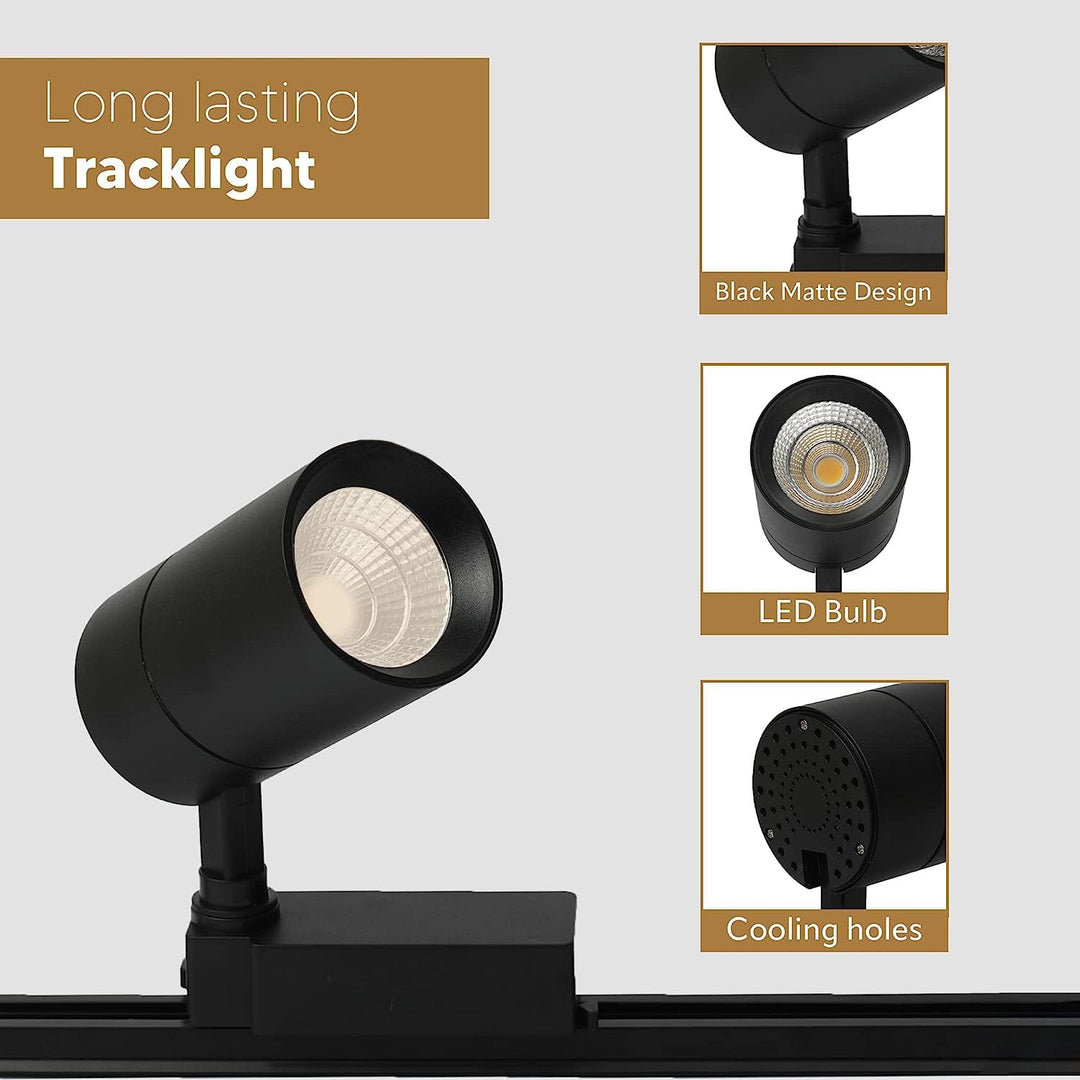 Lightolier Aluminum 15 Watt Led Bullet Track Spotlight 58c85 Lamps