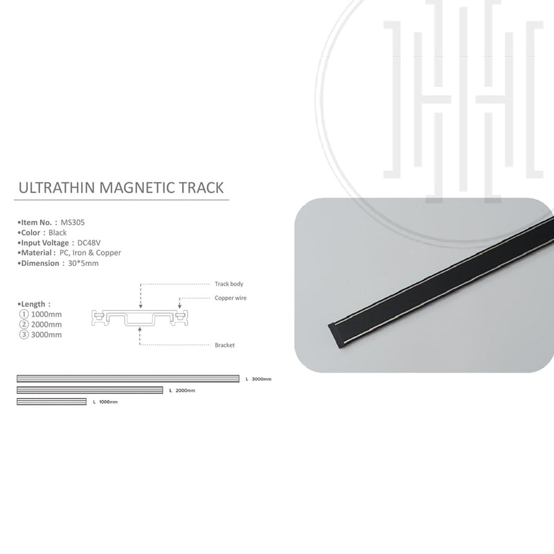 Channel Type Track Ultrathin Magnetic Track Channel – Harold Electricals