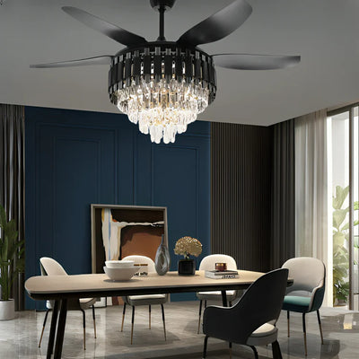 Midnight Luxe Ceiling Fan with Remote Control