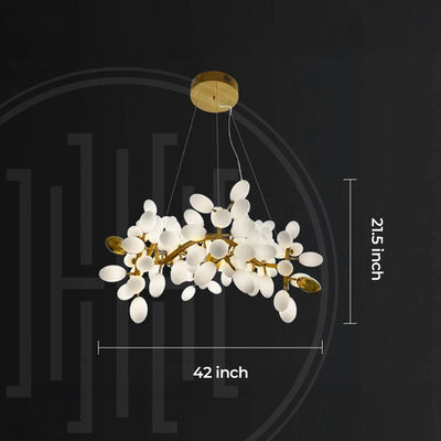 Uvae Albae Round Chandelier