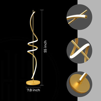 Solstice Swirl Floor Lamp