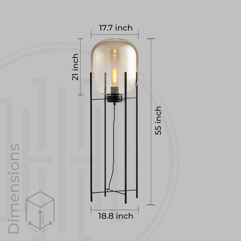 Solara Capsule Floor Lamp