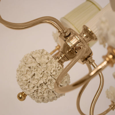 Ivory Blossom Chandelier